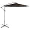 10ft. Offset Outdoor Patio Umbrella with Hand Crank
